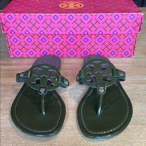 Tory Burch Green Sandals